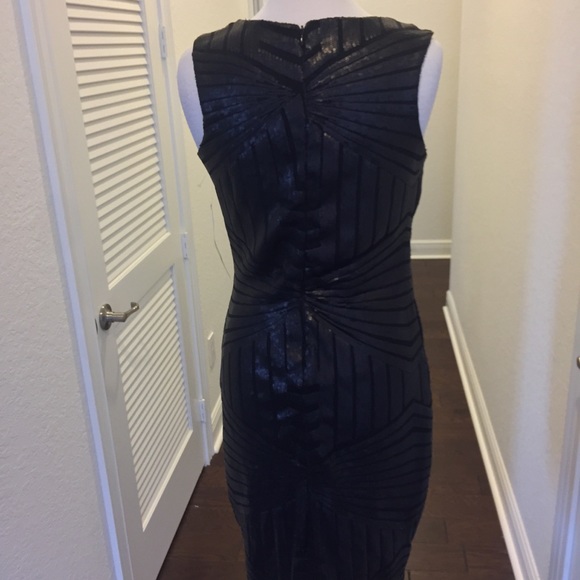 ⚡️NWT-Olivia Matthews- Sz-8-Blk Sequin Dress⚡️ - Picture 5 of 8